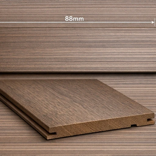 Вагонка липа штиль 15*88*1000, сорт Термо (0,088м2)